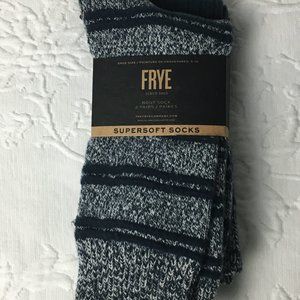 Frye Accessories - Frye Supersoft Boot Socks 2 Pack in Blue & Grey Frye Accessories - Frye Supersoft Boot Socks 2 Pack in Blue & Grey